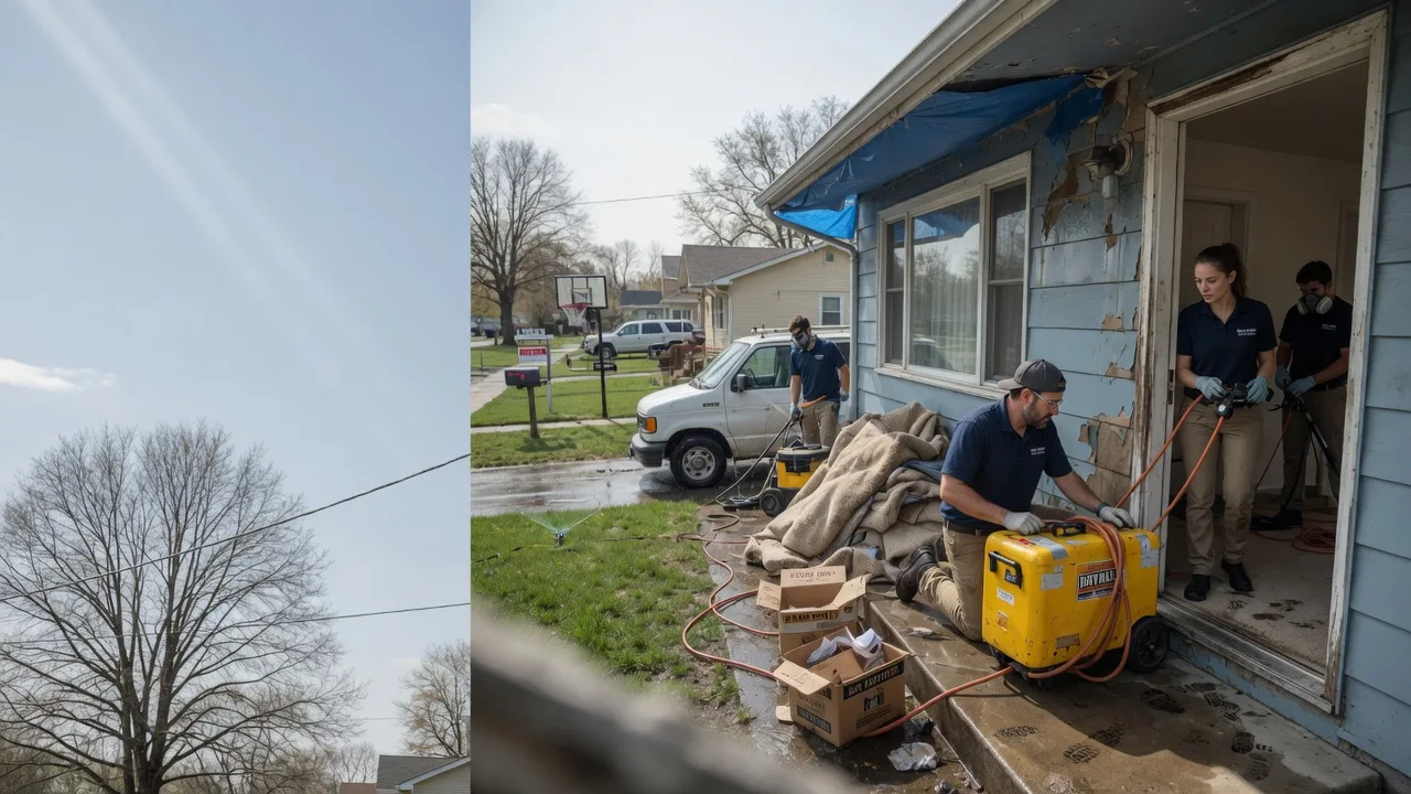 Basement Flood Cleanup in Adkins, TX near me